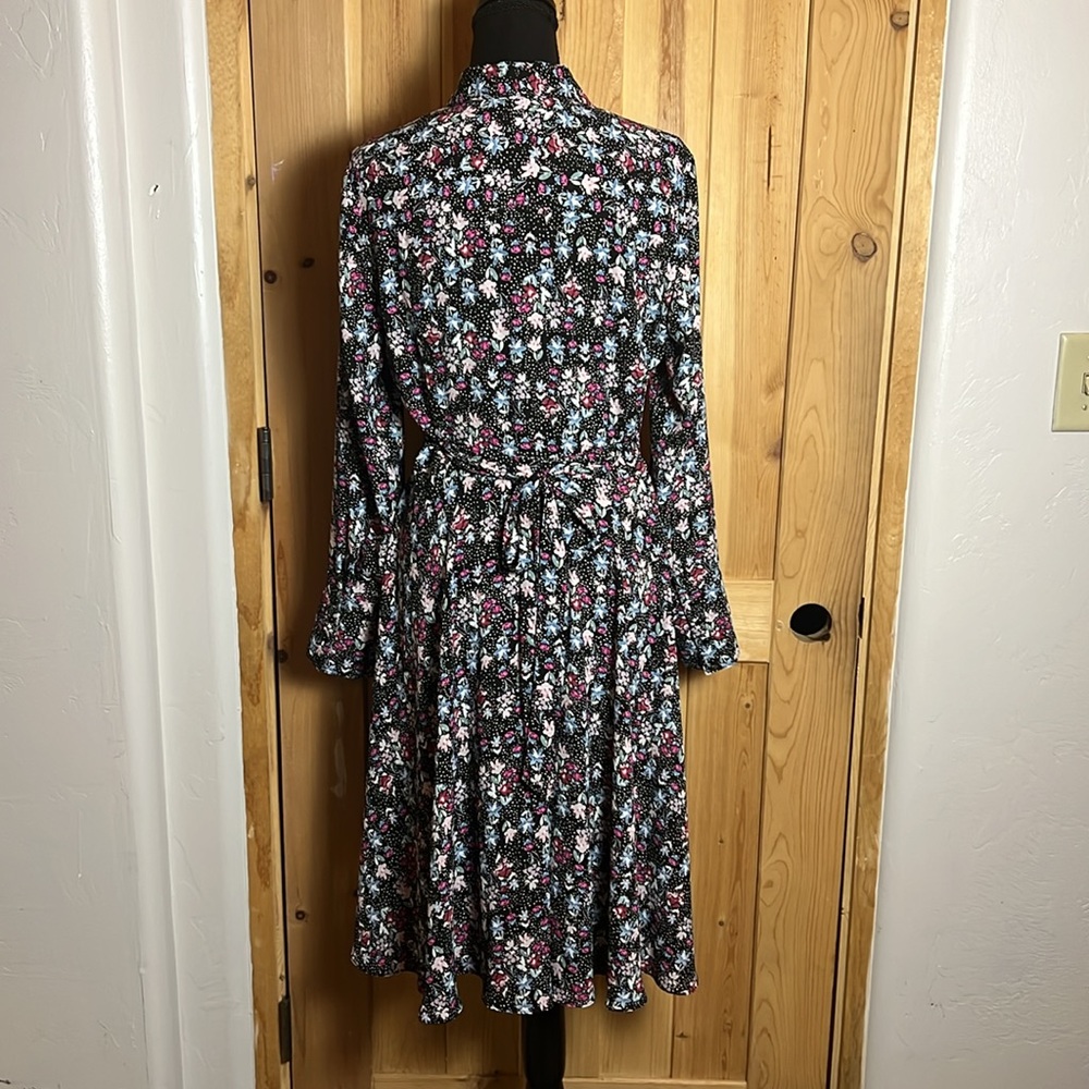 NANETTE NANETTE LAPORE  Floral Pleated Pintuck Shirt Dress - Picture 5 of 10